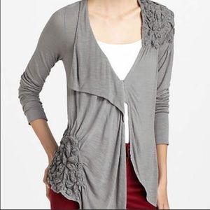 Anthropologie Ric Rac grey cardigan, size S